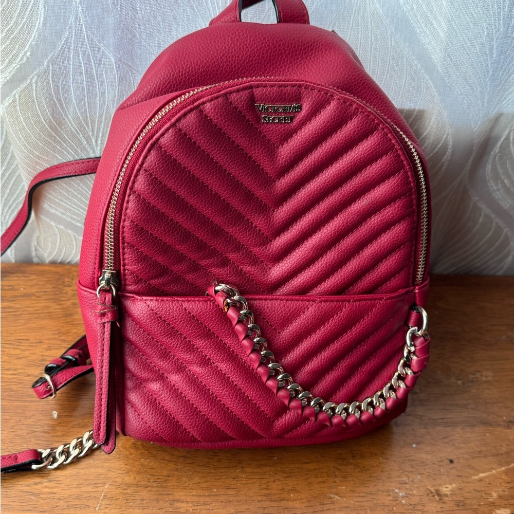 Victoria's Secret Cherry Quilted Backpack